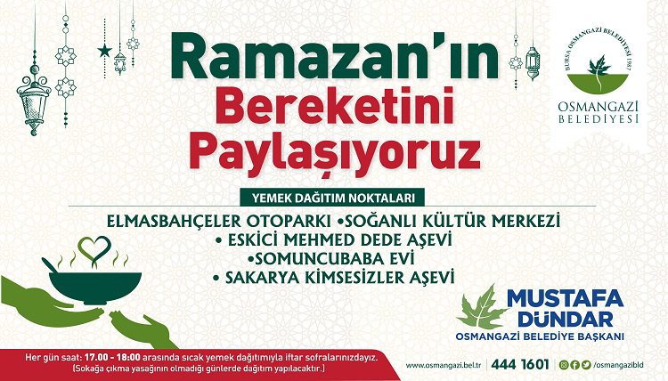 Osmangazi Belediyesi’nden sıcak yemek dağıtımı