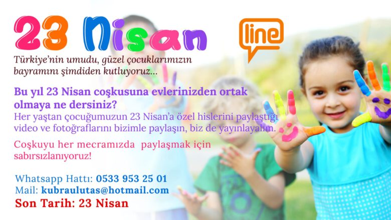 Bu yıl 23 Nisan coşkusuna evlerinizden ortak olmaya ne dersiniz?