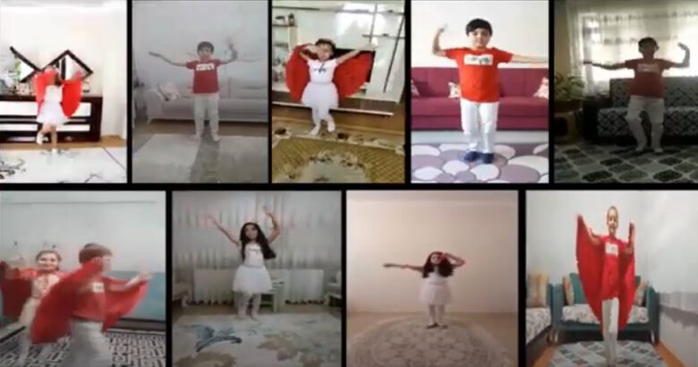 Gürsu Atatürk İlkokulu öğrencileri çektikleri video ile 23 Nisan’ı böyle kutladı