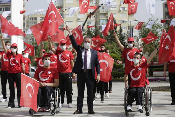 Antalya Büyükşehir Belediyesi’nde 19 Mayıs töreni