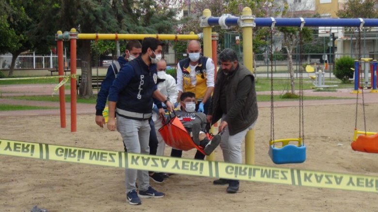 Antalya’da bebeğini kaçırıp boğazına bıçak dayadı, vurularak yakalandı