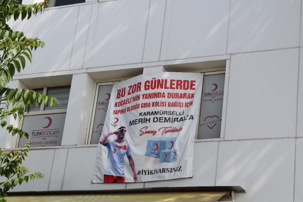 Kızılay’dan, Merih Demiral’a teşekkür 