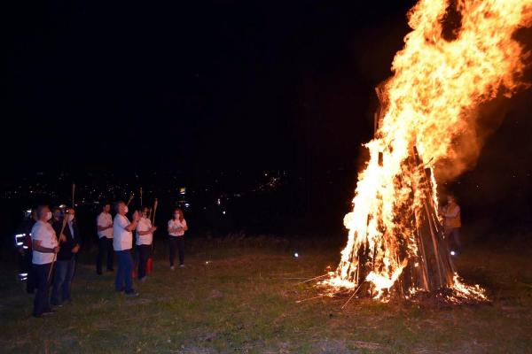 Lüleburgaz’da 19 Mayıs, ‘Bağımsızlık Ateşi’ yakılarak kutlandı
