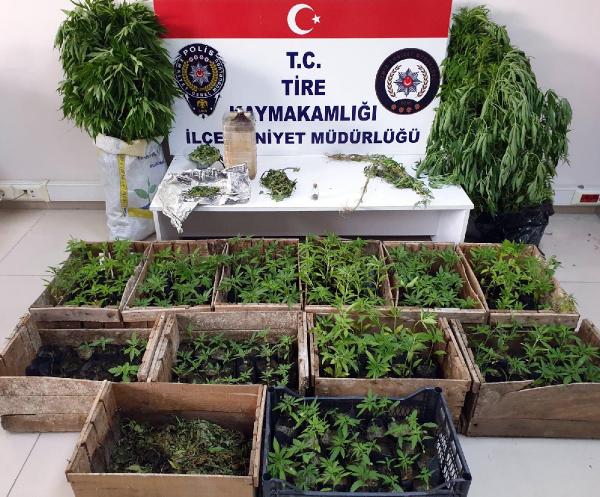 Tire’de uyuşturucuya 2 gözaltı