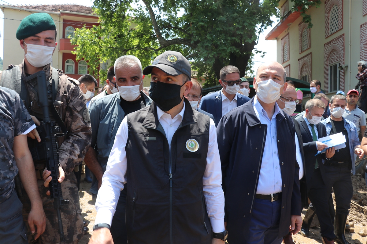 Tarım Bakanı Pakdemirli: 25 bin dekar arazi selden etkilendi