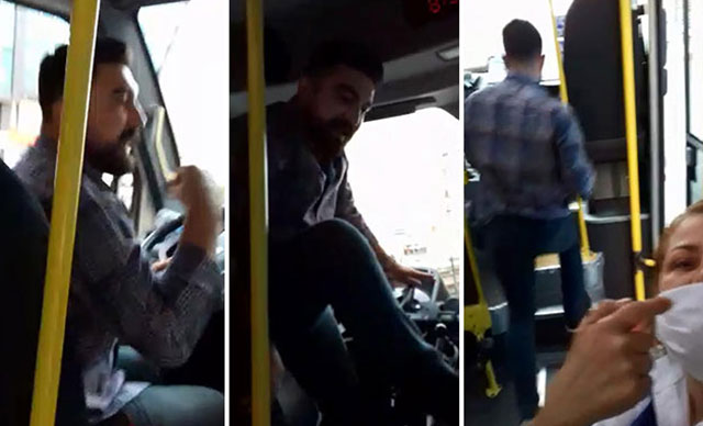 O minibüs trafikten men edildi