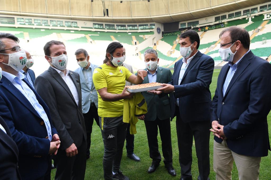 Bursaspor’a moral ziyareti