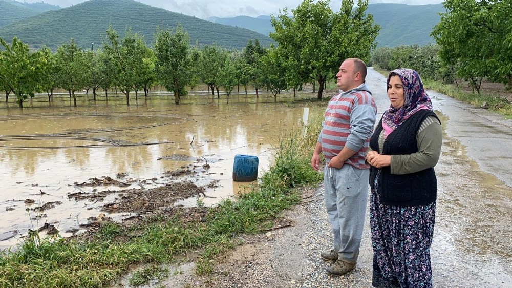 Bursa’da binlerce dönüm tarım arazisi sular altına kaldı