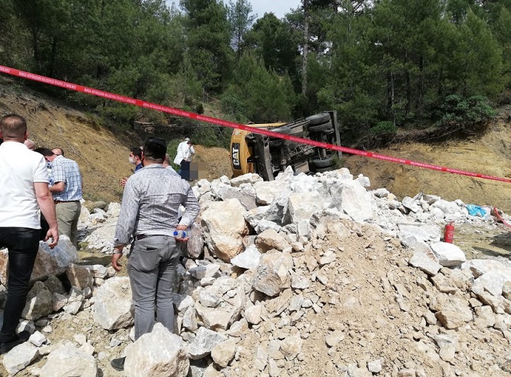 Bursa’da acı haber: İş makinesi devrildi, 1 işçi hayatını kaybetti