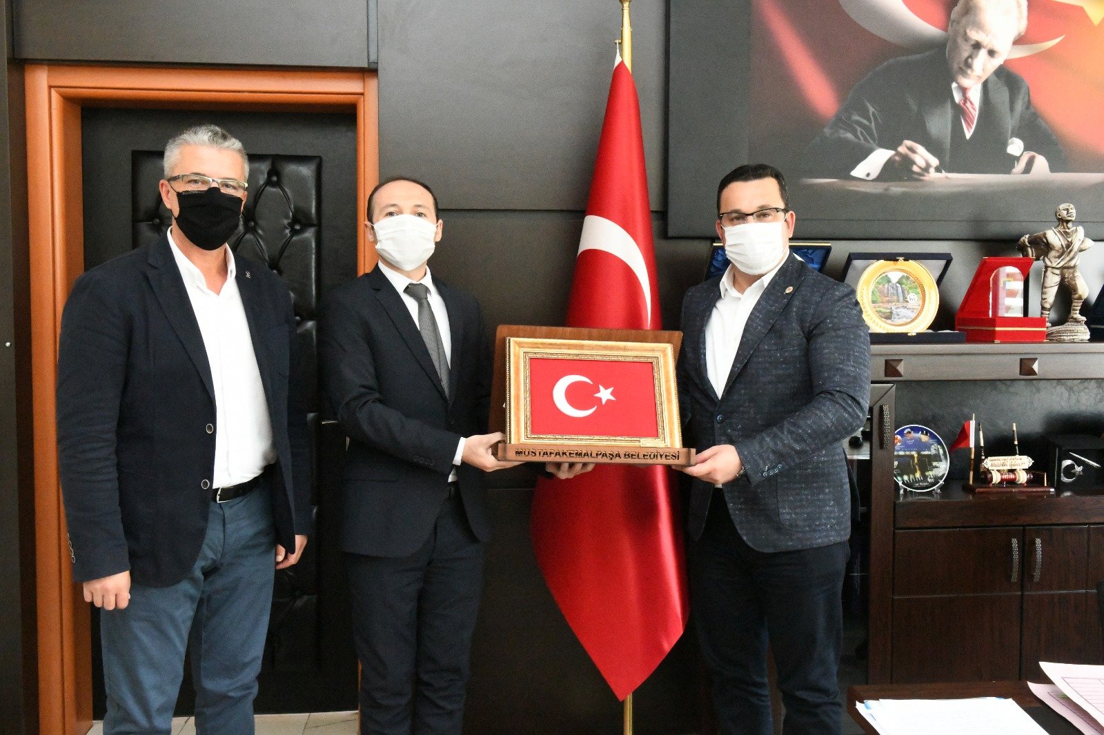 Başkan Kanar’dan Erçetin ve Güner’e hayırlı olsun ziyareti