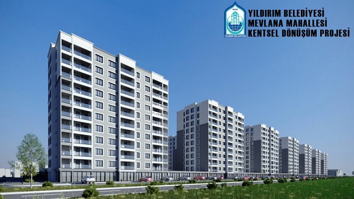 Bursa’da TOKİ’den ‘Mevlana’ desteği
