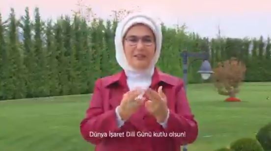 Emine Erdoğan’dan, ‘Dünya İşaret Dili Günü’ paylaşımı
