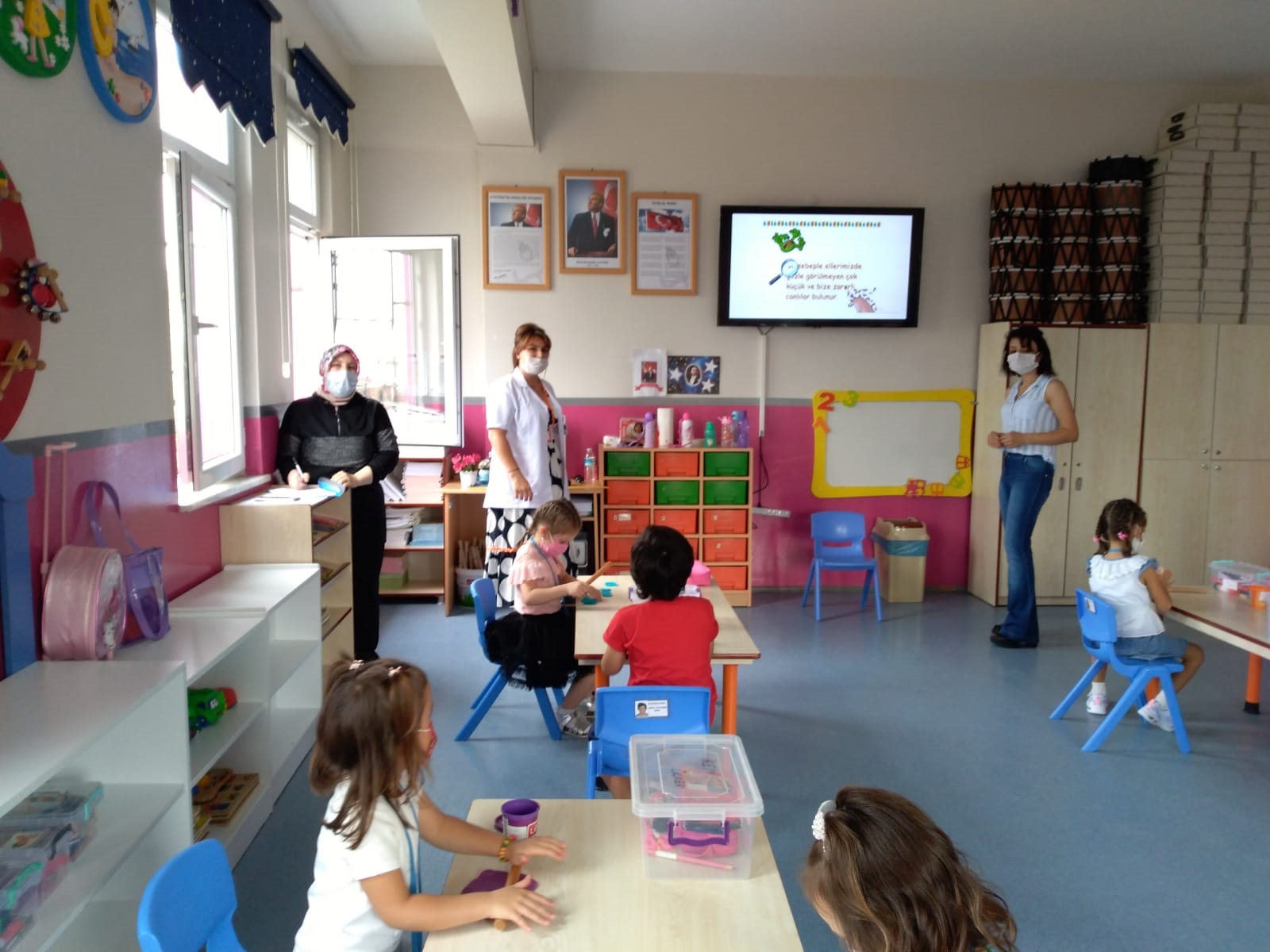 Yıldırım’da anaokulu öğrencilerine hijyen eğitimi