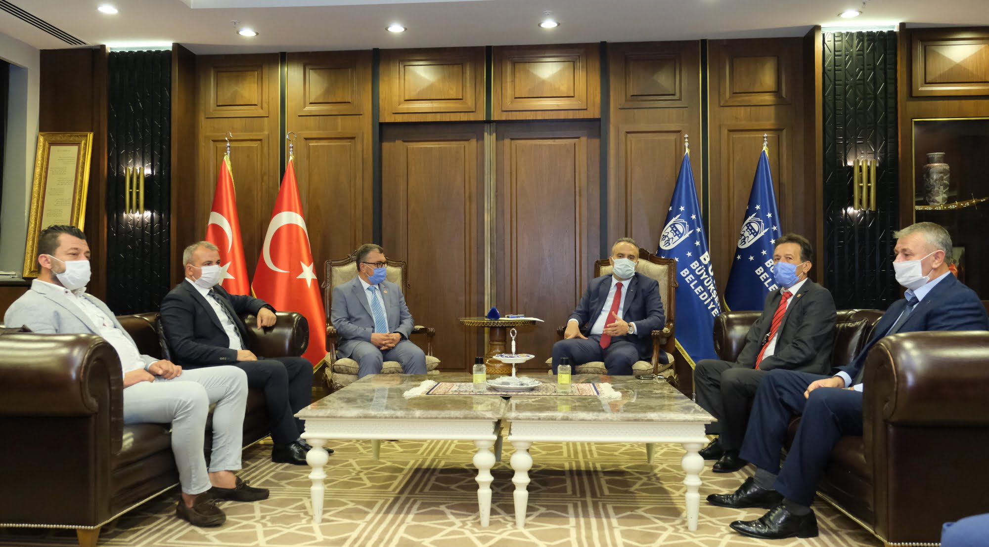 Başkan Aktaş, Bursa Muhtarlar Komitesi’ni ağırladı