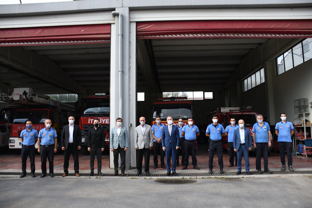 Başkan Taban’dan itfaiyeye ziyaret