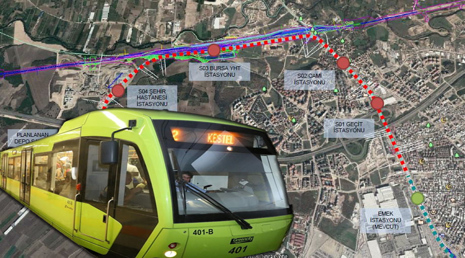 Bursa Şehir Hastanesi metro ihalesi tamamlandı