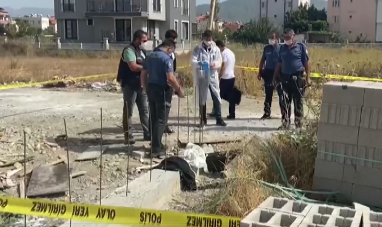 İnşaat malzemeleri üzerinde yeni doğan bebek cesedi bulundu