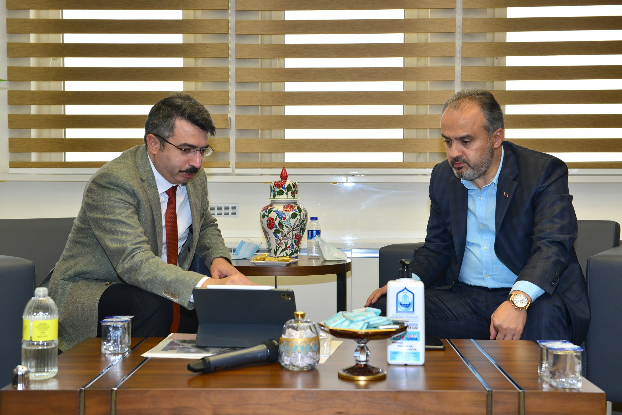 Başkan Aktaş ve Yılmaz biraraya geldi
