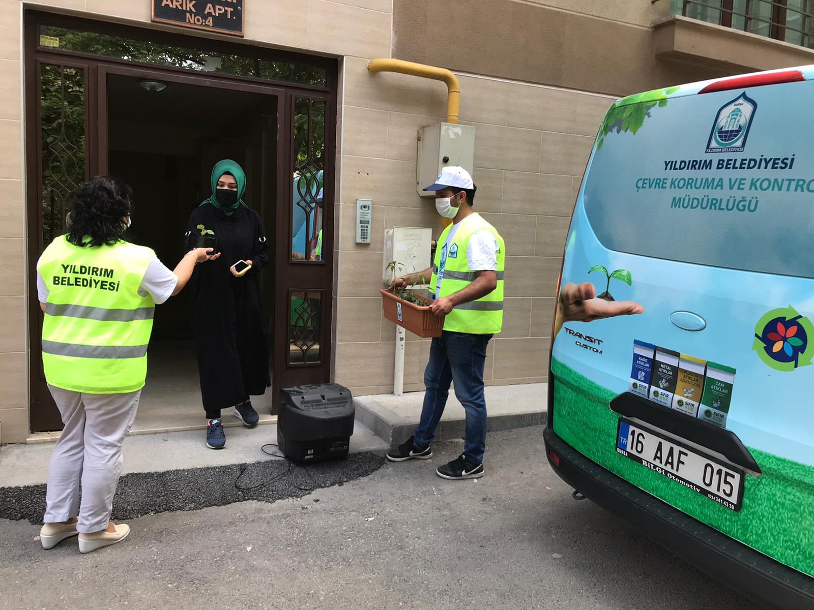 Yıldırım’da geri dönüşüme katkı
