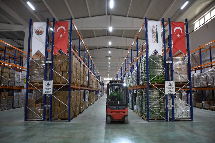 Türkiye Tarım Kredi Kooperatiflerinin yeni deposu Bursa’da açıldı
