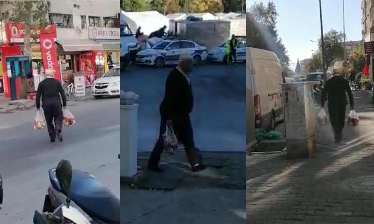 Depremzedelerin yardımlarını satan şüpheli gözaltına alındı