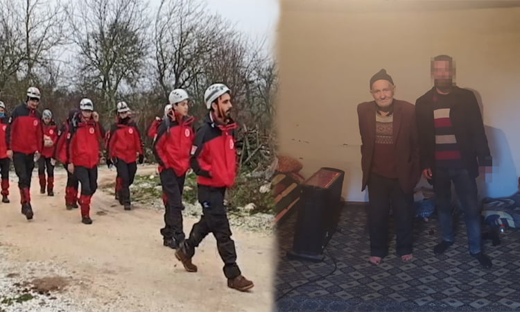3 gündür kayıp olan yaşlı adamın şapkasına ulaşıldı