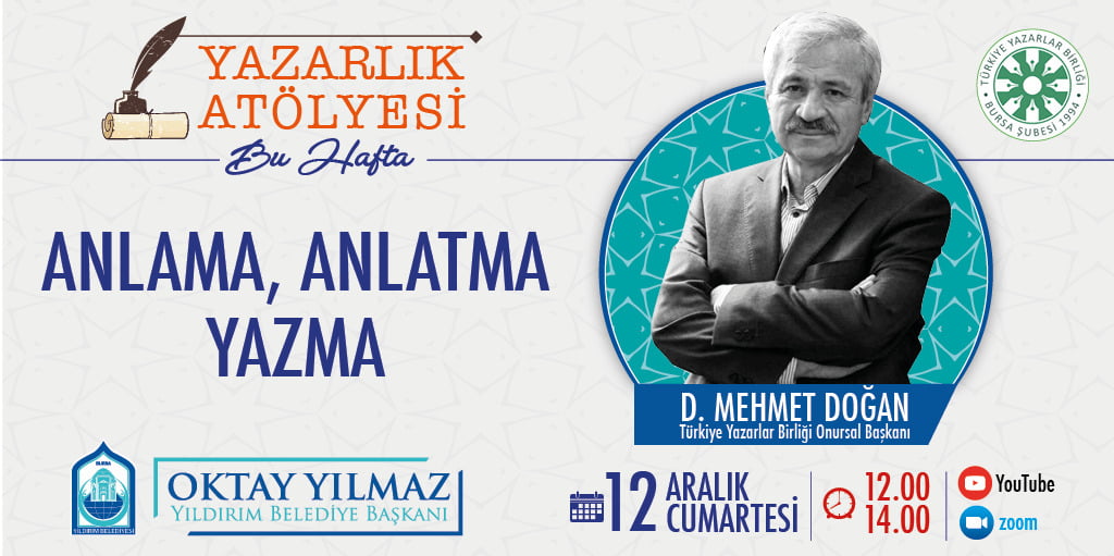 Yazarlık Atölyesi’ne Mehmet Doğan konuk oldu