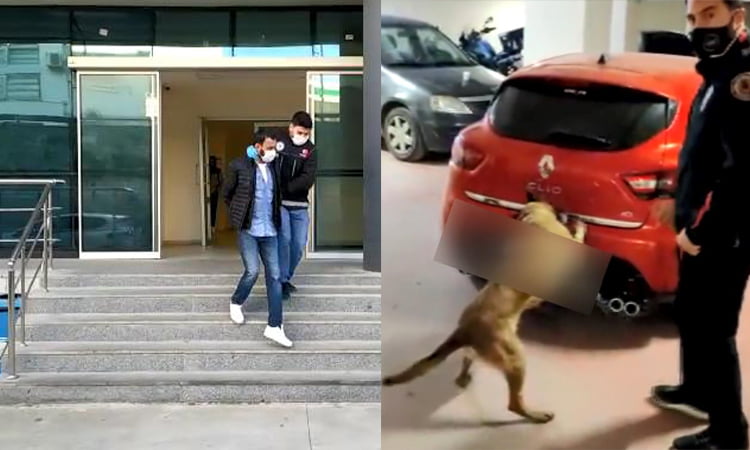 Otomobildeki uyuşturucu zulası Rona’dan kaçamadı