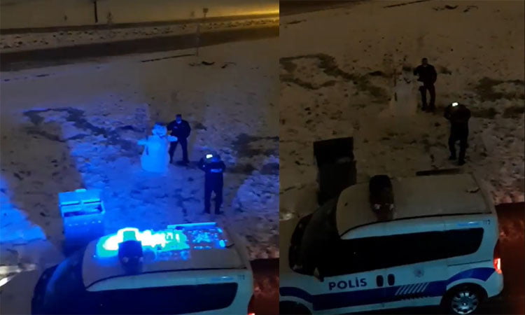 Bursa’da polislerin bu görüntülerine beğeni yağdı