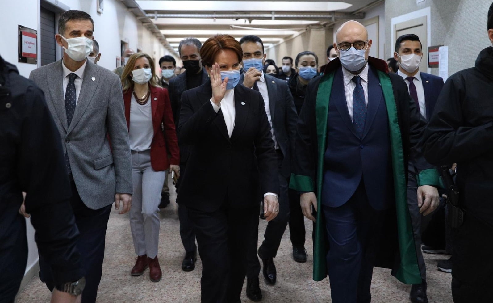 Meral Akşener Ankara Adliyesi’nde ifade verdi