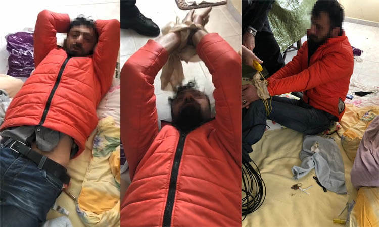 Bursa’da hırsızlık için girdiği villada uyuya kaldı
