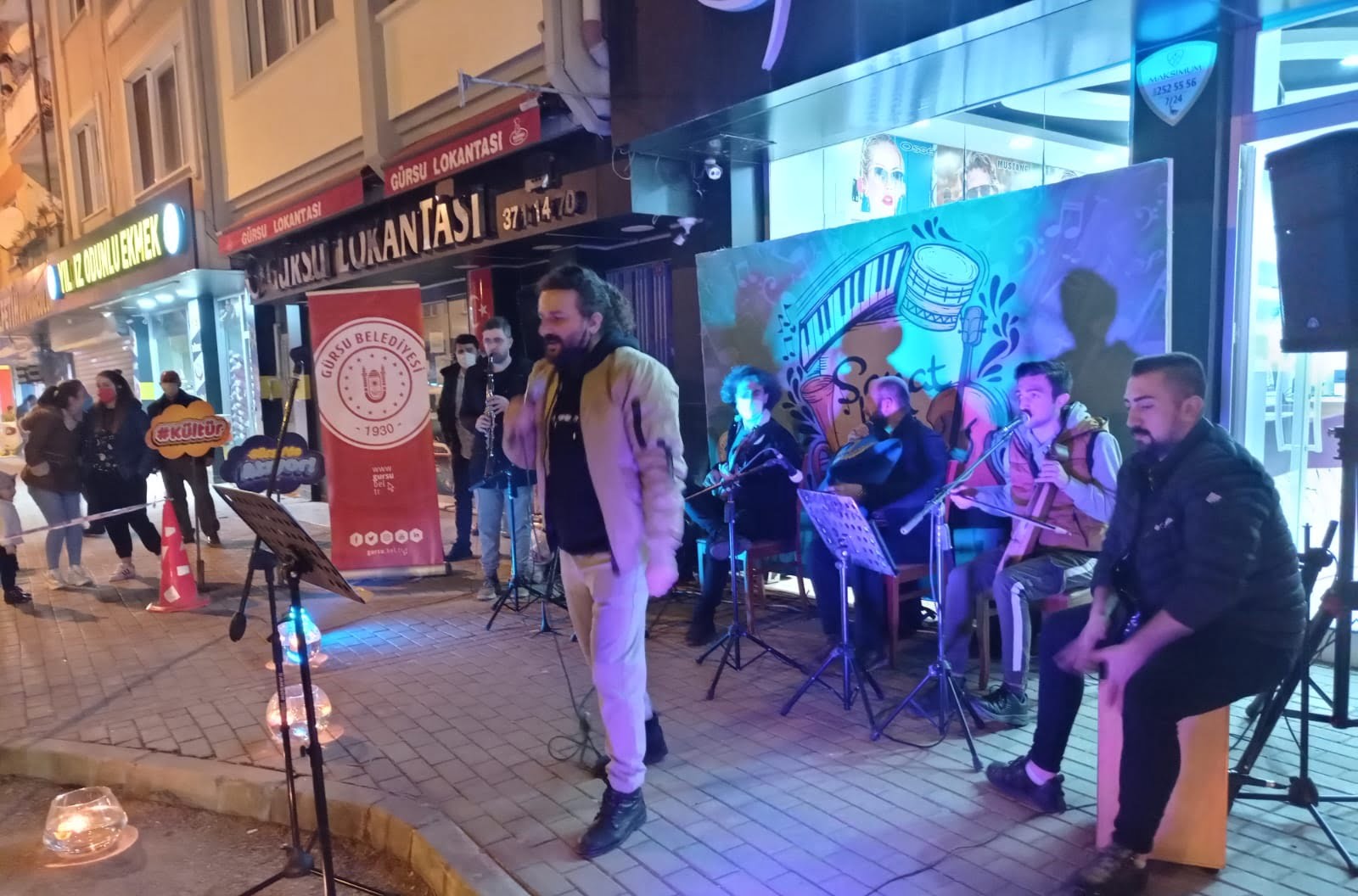 Gürsu’da pandemi akşamları konserlerle renkleniyor