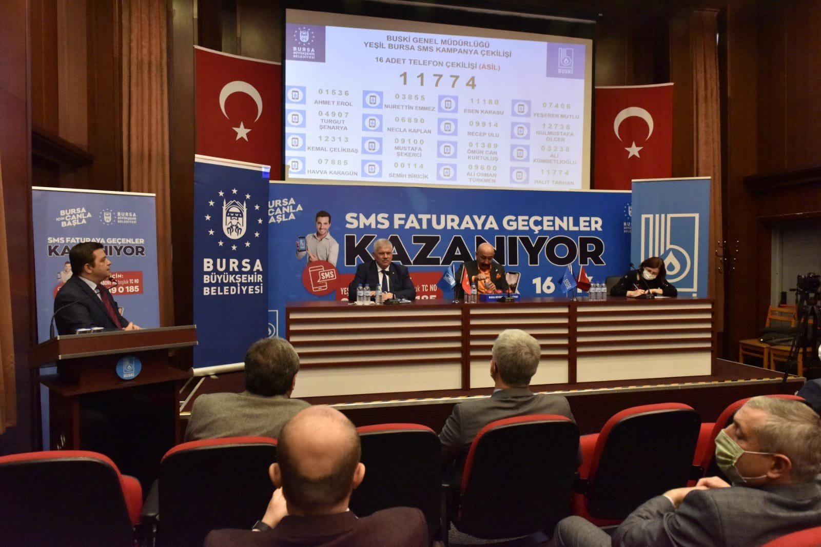 BUSKİ’nin SMS fatura kazananları belli oldu