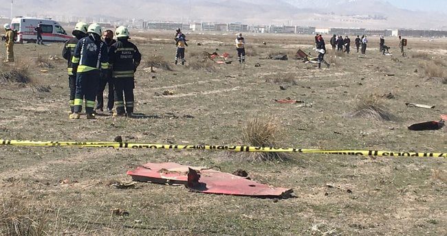 Konya’da askeri eğitim uçağı düştü: 1 şehit