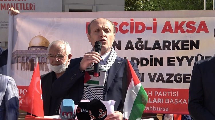 Bursa Yeniden Refah Partisi’nden ‘Mescid-i Aksa’ açıklaması