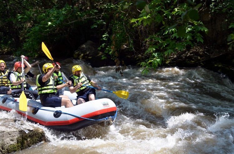 Bursa Kocasu Çayı’nda rafting heyecanı