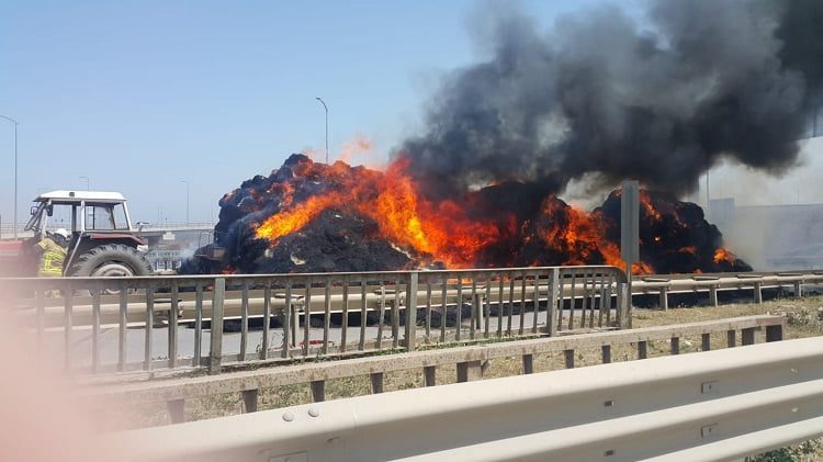 Bursa’da birden alev alıp yanmaya başladı!