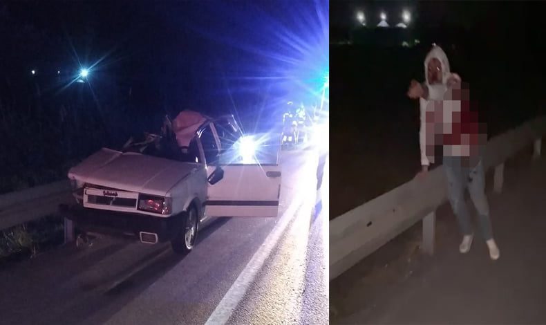 Bursa’da otomobil, TIR’a arkadan çarptı: 1 ölü