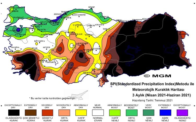 Meteoroloji paylaştı! Son 3 aylık veriler korkutucu
