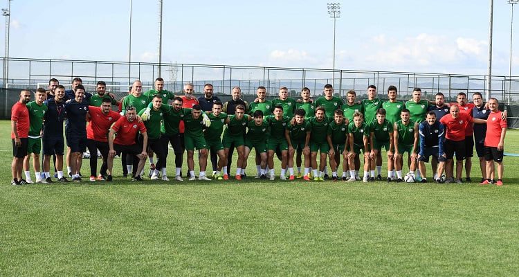 Bursaspor, Afyon’daki ilk antrenmanını gerçekleştirdi