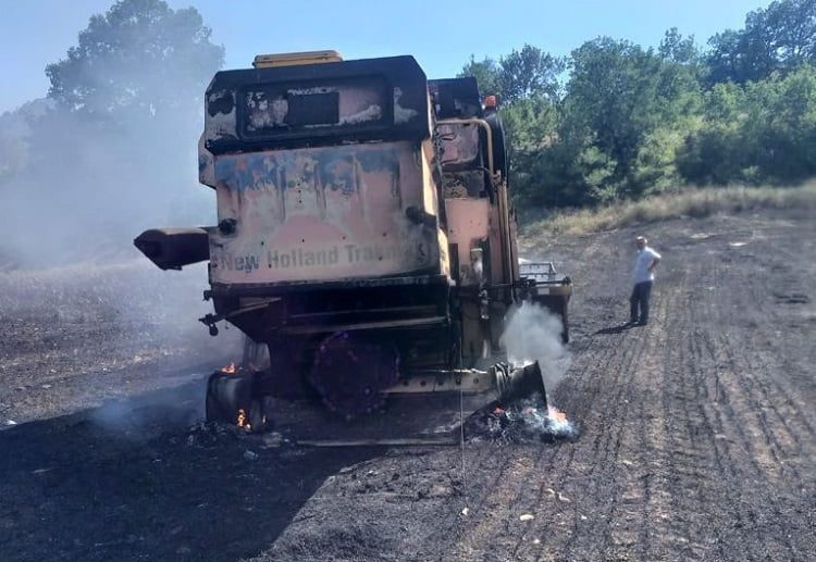 Bursa’da alev alan biçerdöver ormanı yakıyordu