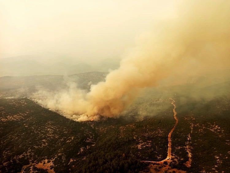 Marmaris’teki yangın kontrol altına alındı