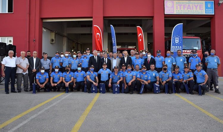 Orman yangınlarına desteğe giden Bursa ekibi döndü