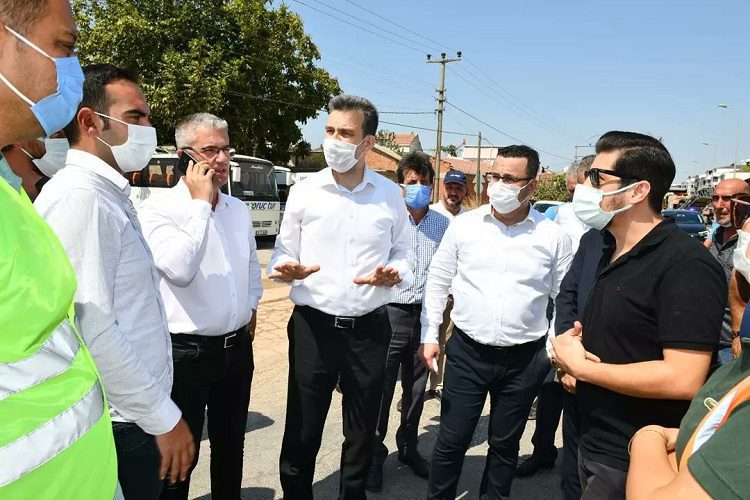 Bursa Milletvekili Esgin, Mustafakemalpaşa’daki çalışmaları yerinde inceledi