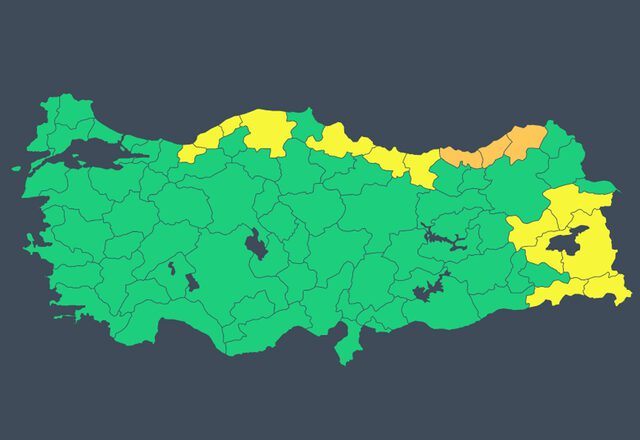 Meteoroloji’den sarı ve turuncu uyarı