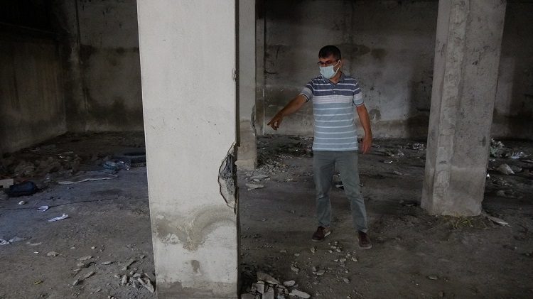 Faciayı bina sakinleri önledi