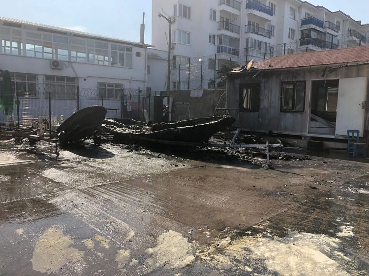 Bursa’da kaynak yapıldığı sırada alevlere teslim oldu