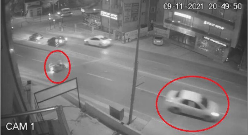 Motokuryeye çarptı, arkasına bile bakmadan gitti