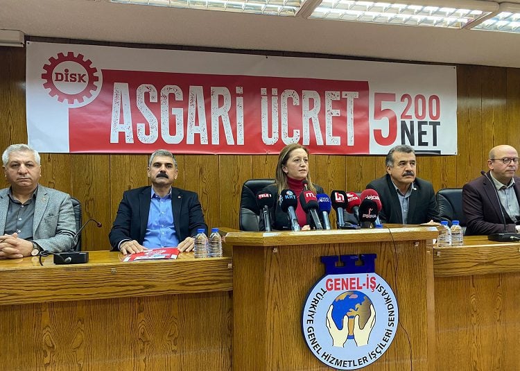 DİSK, asgari ücret talebini açıkladı