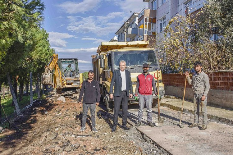 Bursa Karacabey’de altyapı çalışmaları sürüyor